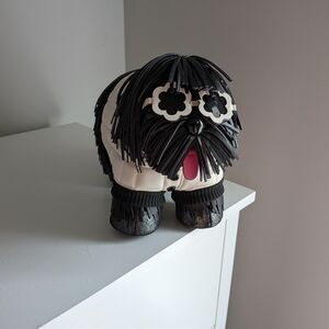 Kate Spade Black and White Dog Shoulder Bag